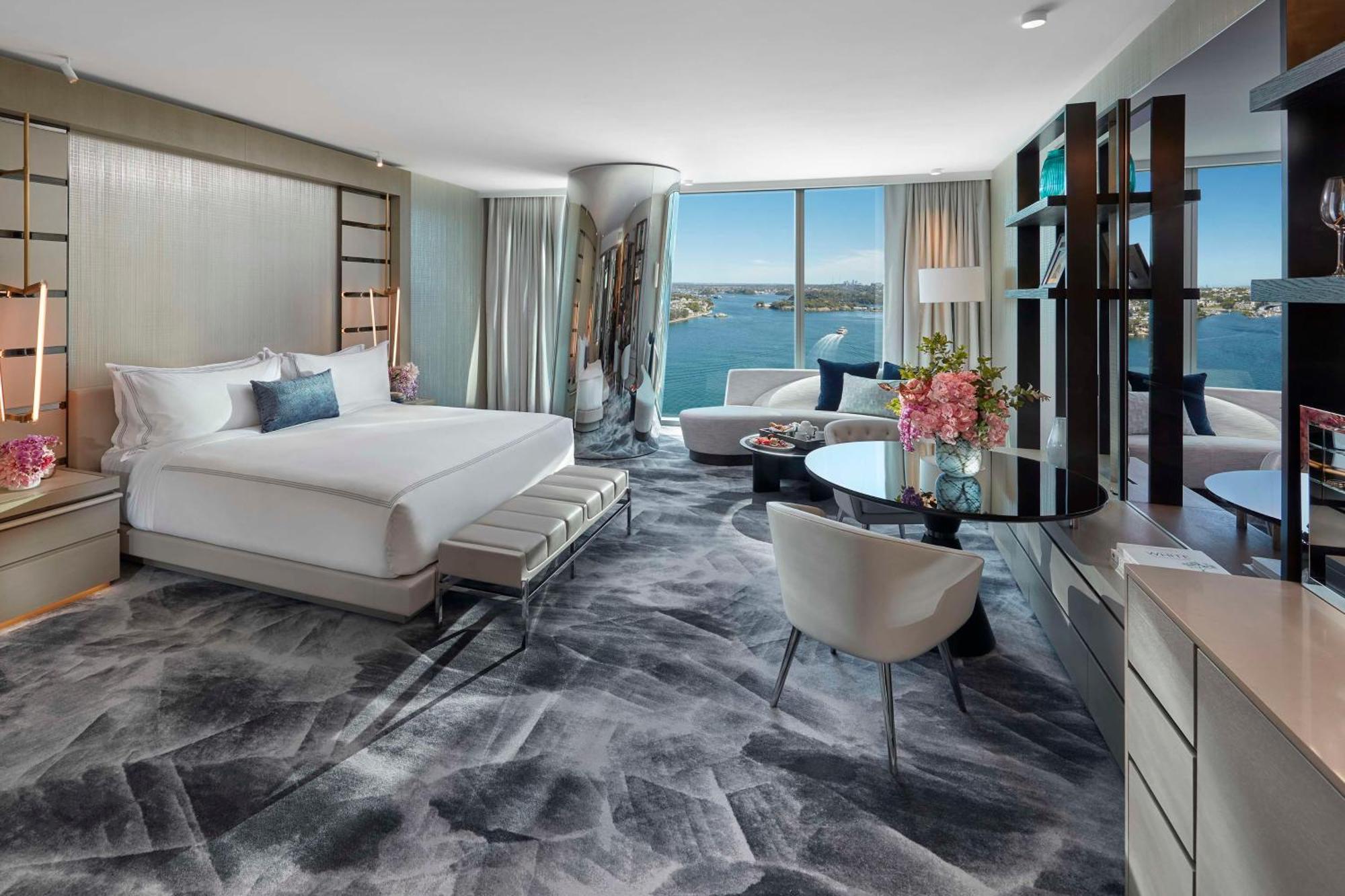 Crown Towers Sydney Hotel Exterior foto A guest room at the InterContinental Sydney